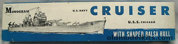 Monogram 1/504 USS Chicago CA-136 Heavy Cruiser, B3 plastic model kit